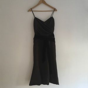 Vera Wang bubble hem cocktail dress in Chocolate